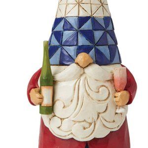 Jim Shore FRENCH Gnome Figurine 6008421- NEW -